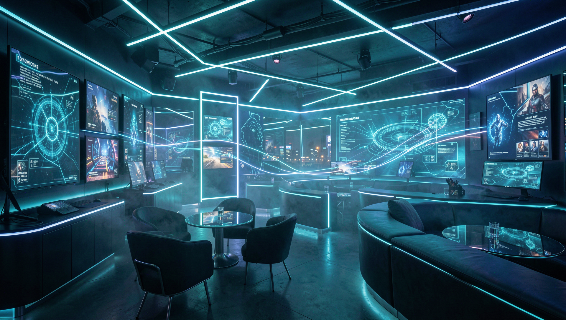 Cinematic VIP gaming lounge representing the highflyercasinoo.com identity